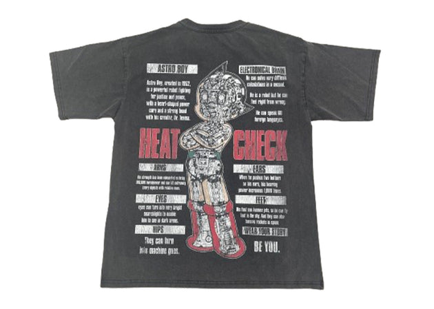 Heatcheck Astro Boy T-Shirt Ash Black