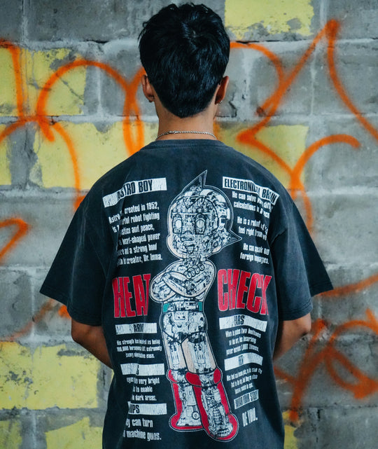 Heatcheck Astro Boy T-Shirt Ash Black