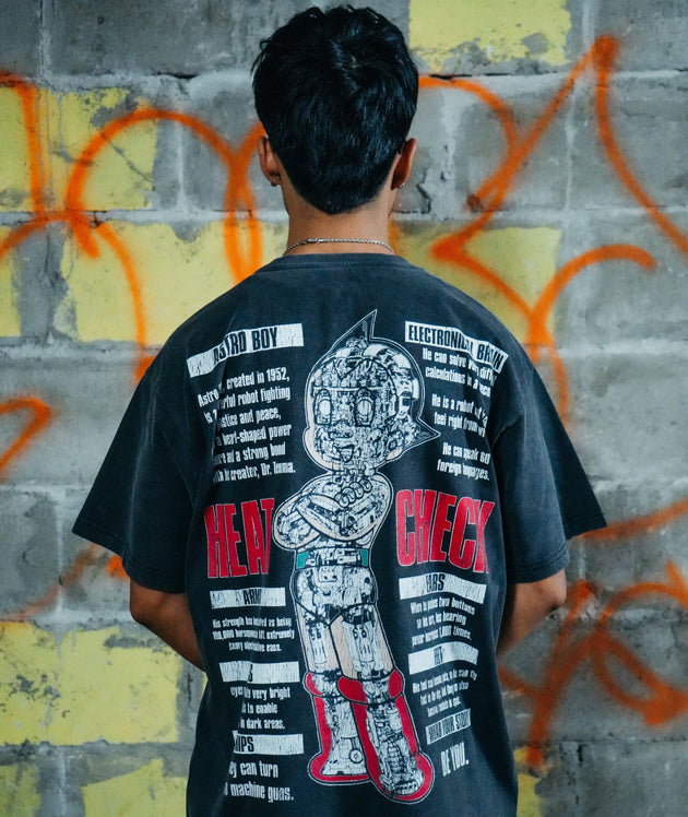 Heatcheck Astro Boy T-Shirt Ash Black