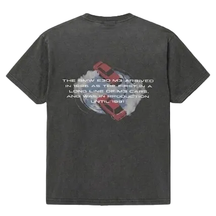Heatcheck BMW E30 T-shirt Ash Black